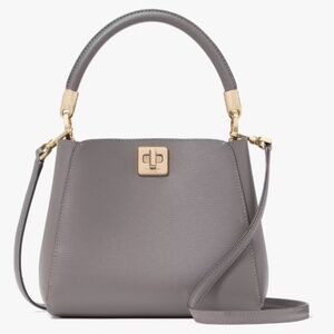 NWT! Kate Spade Phoebe Large Handle Satchel, Hare Grey